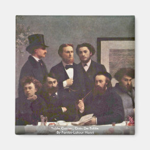 Imã Canto da mesa, Moeda De Apresentação Fantin-Lato