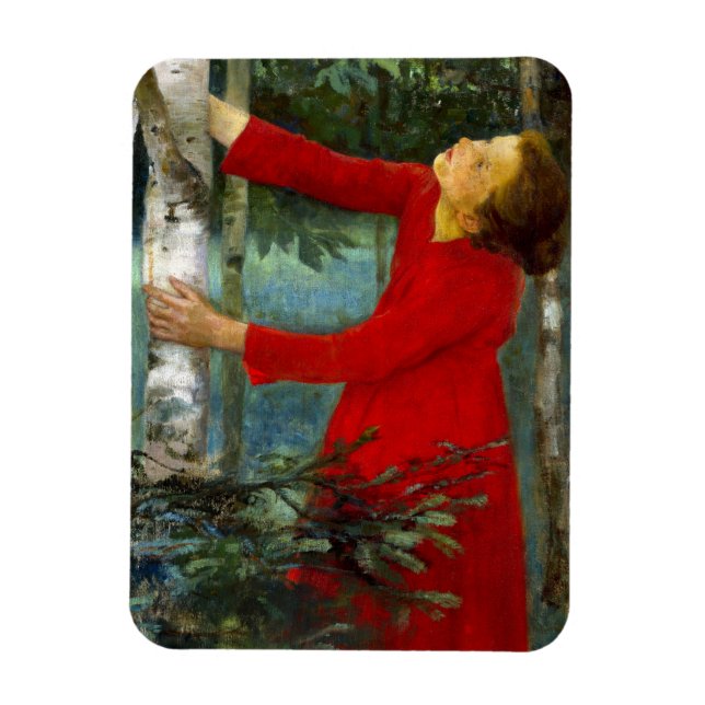 Ímã Canto de Pássaro - Károly Ferenczy (Vertical)