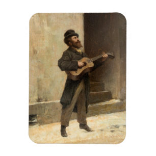 Ímã Cantor ambulante com violão (por Induno)