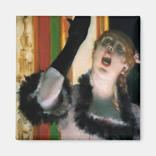Imã Cantor com uma luva, Edgar Degas (Frente)