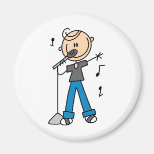 Imã Cantor da estrela no ímã do microfone