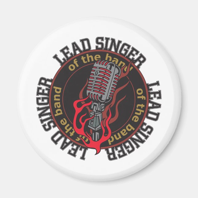 Imã Cantor de chumbo (Frente)