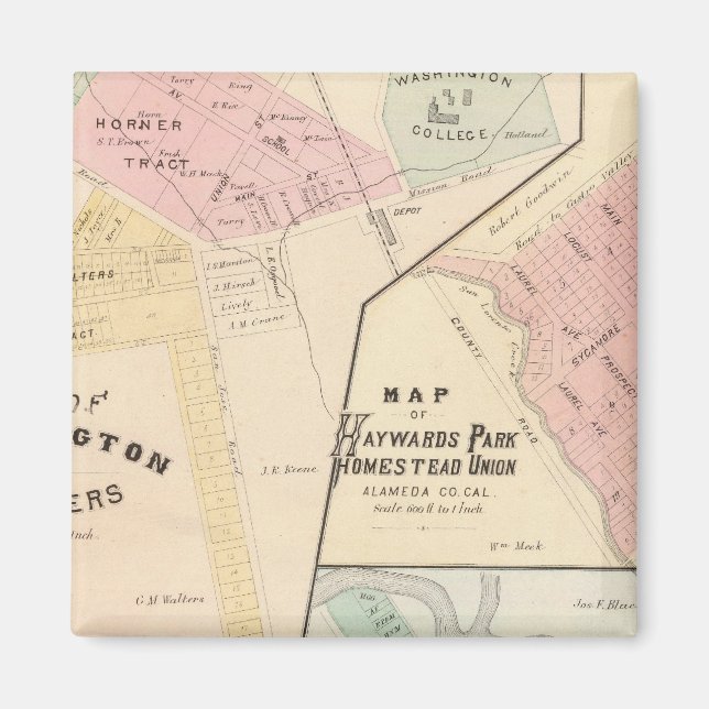 Imã Cantos Lavam, Haywards Park, Niles, Pleasanton (Frente)