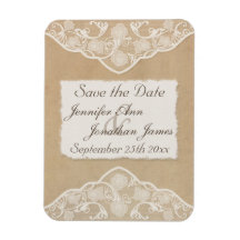 Canvas, Papel e Lace Olhar Salvar a Data