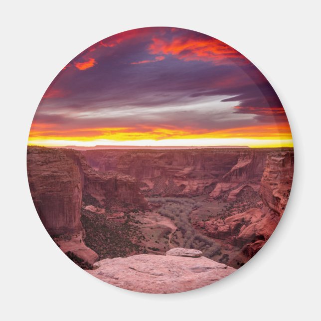 Imã Canyon de Chelly, pôr do sol, Arizona (Frente)
