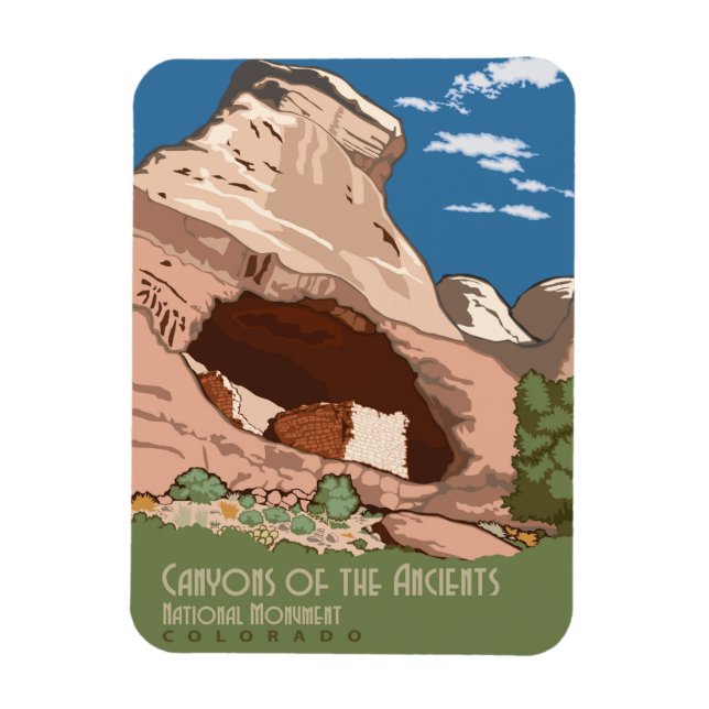 Ímã Canyon dos Antigos (Vertical)