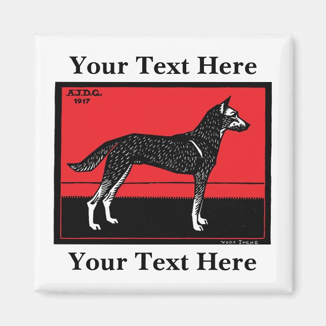 Imã Cão (1917) Julie de Graag (Frente)