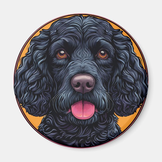Imã Cão American Water Spaniel (Frente)