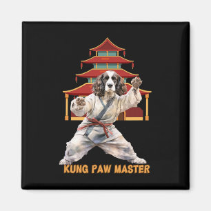 Imã Cão de Artes Marciais de Karatê English Springer S