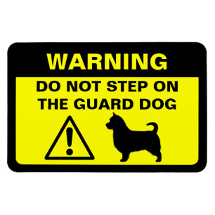 Ímã Cão de Guarda Australian Terrier (cauda longa) Avi