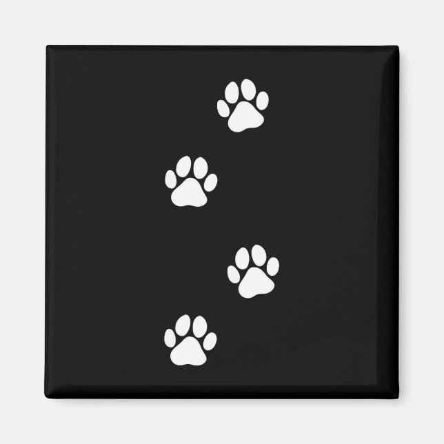 Imã Cão de Impressão Cão de Gato Pet Lover (Frente)