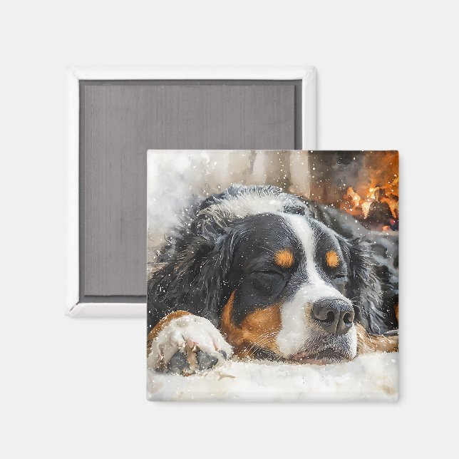 Imã Cão de Montanha Bernês (Front/Back)