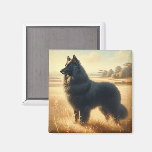Imã Cão de Pastor Belga (Front/Back)