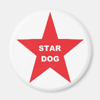 Cão Estrela do Magnet na Estrela Vermelha