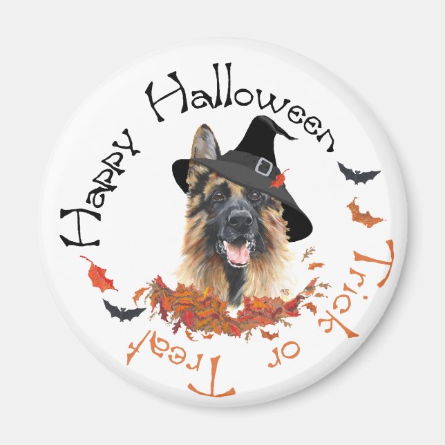 Imã Cão german shepherd (Frente)