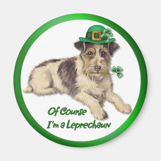Imã Cão Leprechaun (Frente)