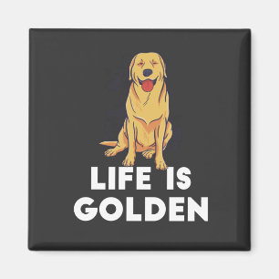 Imã Cão para Ouro - A vida é Ouro