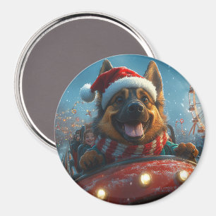 Imã Cão Pastor Belga Montanha-russa Natal