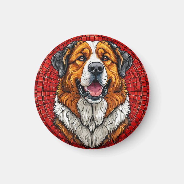 Imã Cão São Bernardo (Frente)