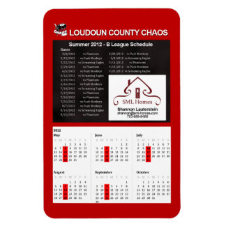 Ímã Caos Adultos - Magnet da Liga B do Verão de 2012