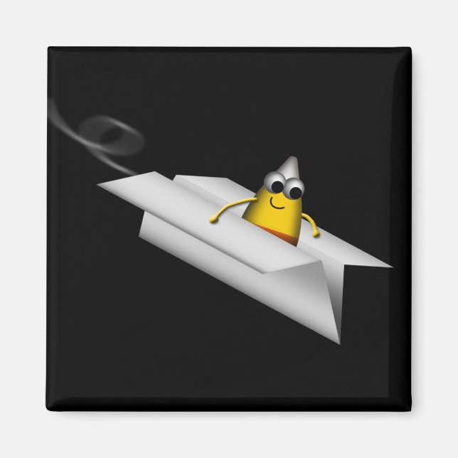 Imã Caos de Milho Doce - Engraçado 4 de 4. Magnet (Frente)