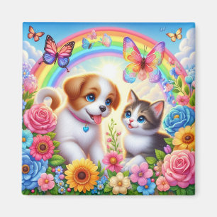 Imã Cãozinho/cachimbo/arco-íris de gatinho