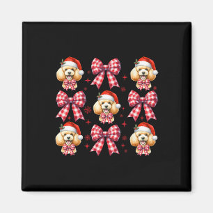Imã Cãozinho Cachorro Vermelho Xadrez Arco Natal F