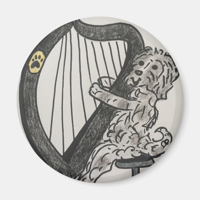 Imã Cãozinho Harp (Frente)