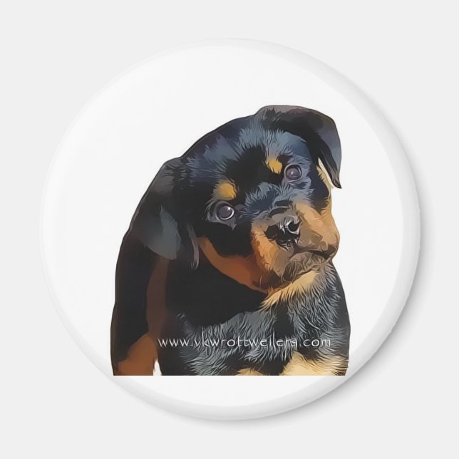 Imã Cãozinho rottweiler (Frente)