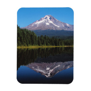 Ímã Capa da montagem refletida no lago