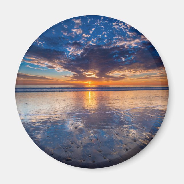 Imã Capa de água do mar, pôr do sol, CA (Frente)