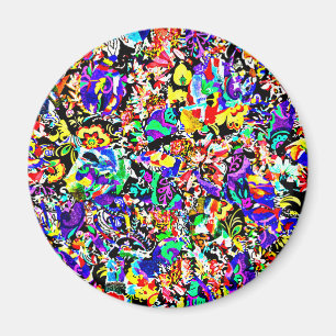 Imã Capa de iPad air com pintura abstrata colorida fof