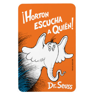 Ímã Capa do Livro em Espanhol Horton ouve quem?