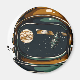 Imã capacete espacial
