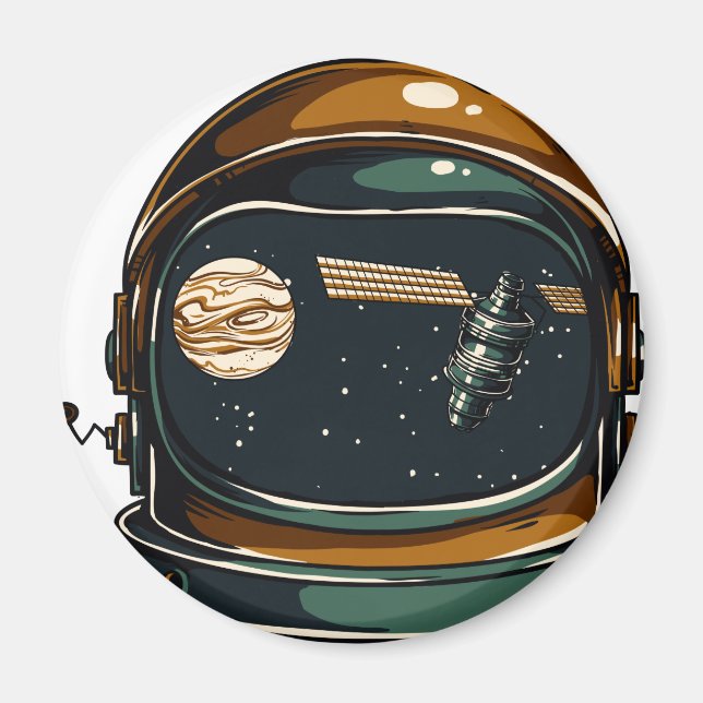 Imã capacete espacial (Frente)