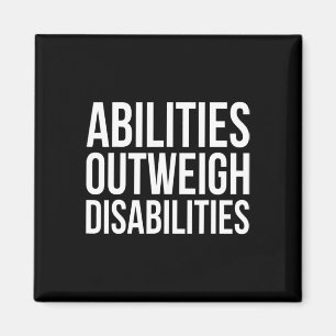 Imã Capacidades Supera Deficiências Autismo Sensibiliz