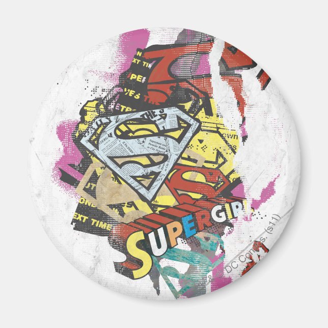 Imã Capas de banda desenhada da Supergirl 4 (Frente)