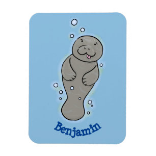 Ímã Capateiro bonito com ilustração de bolhas