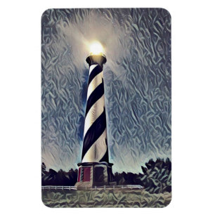 Ímã Cape Hatteras Lighthouse Outer Banks OBX NC