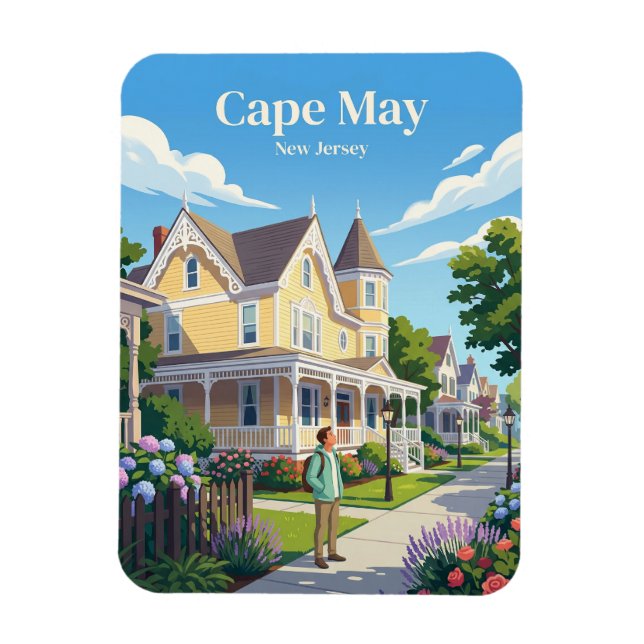 Ímã Cape May EUA (Vertical)