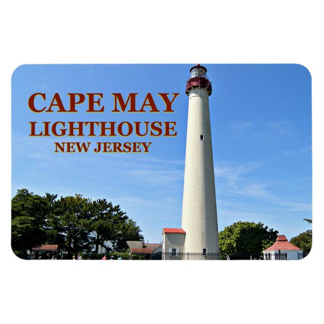 Ímã Cape May Lighthouse, Nova Jersey Flexi Magnet (Horizontal)