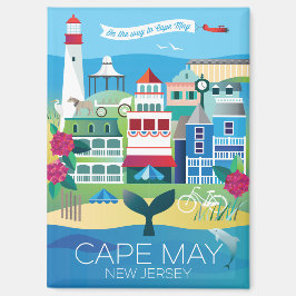 Imã Cape May, New Jersey Refrigerator Magnet