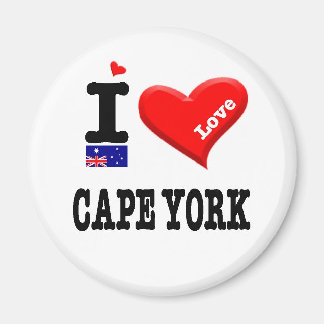 Imã CAPE YORK - Eu Amo (Frente)