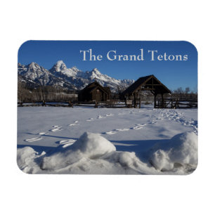 Ímã Capela Cristã do Parque Nacional Grand Teton