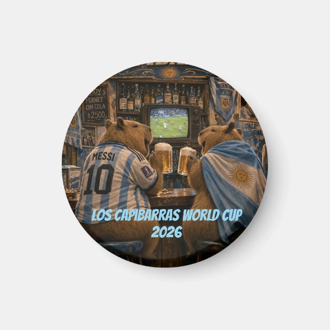 Imã Capibarra Stickers bar ilusión (Frente)