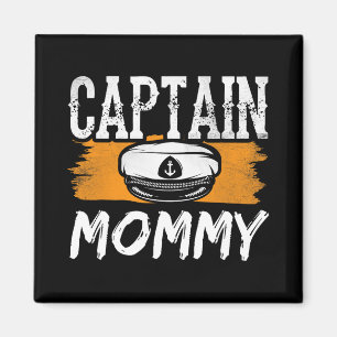 Imã Capitã Mamãe Barco Iate Tripulação Navio Mãe Mamãe