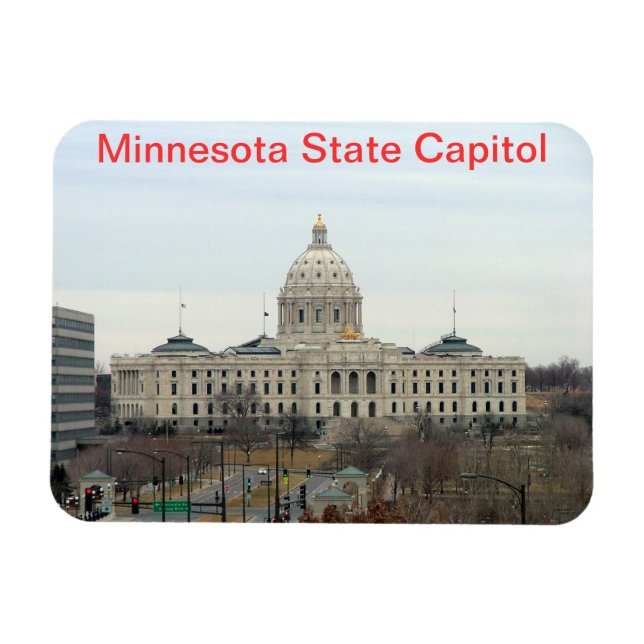 Ímã Capital do Estado de Minnesota (Horizontal)