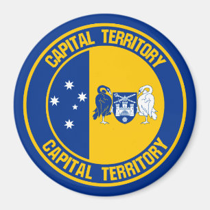 Imã Capital Território Redondo Emblem