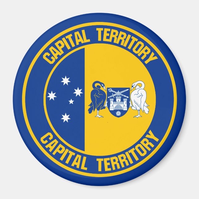 Imã Capital Território Redondo Emblem (Frente)