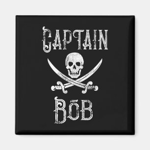 Imã Capitão Bob - Cruzeiro de Pirata Personalizado Vin